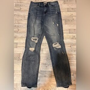Altar'd State Distressed Jeans Womens Size 25 Blue Denim Skinny Casual Ladies